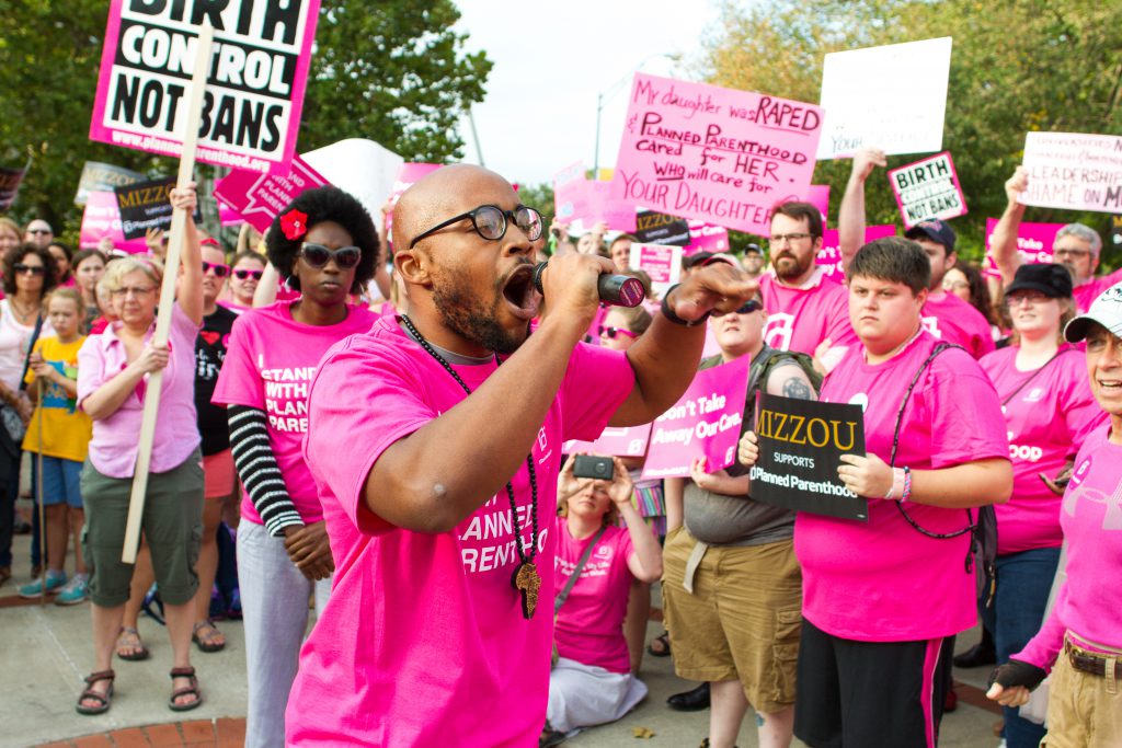 Jonathan Butler at the 2015 Mizzou rally