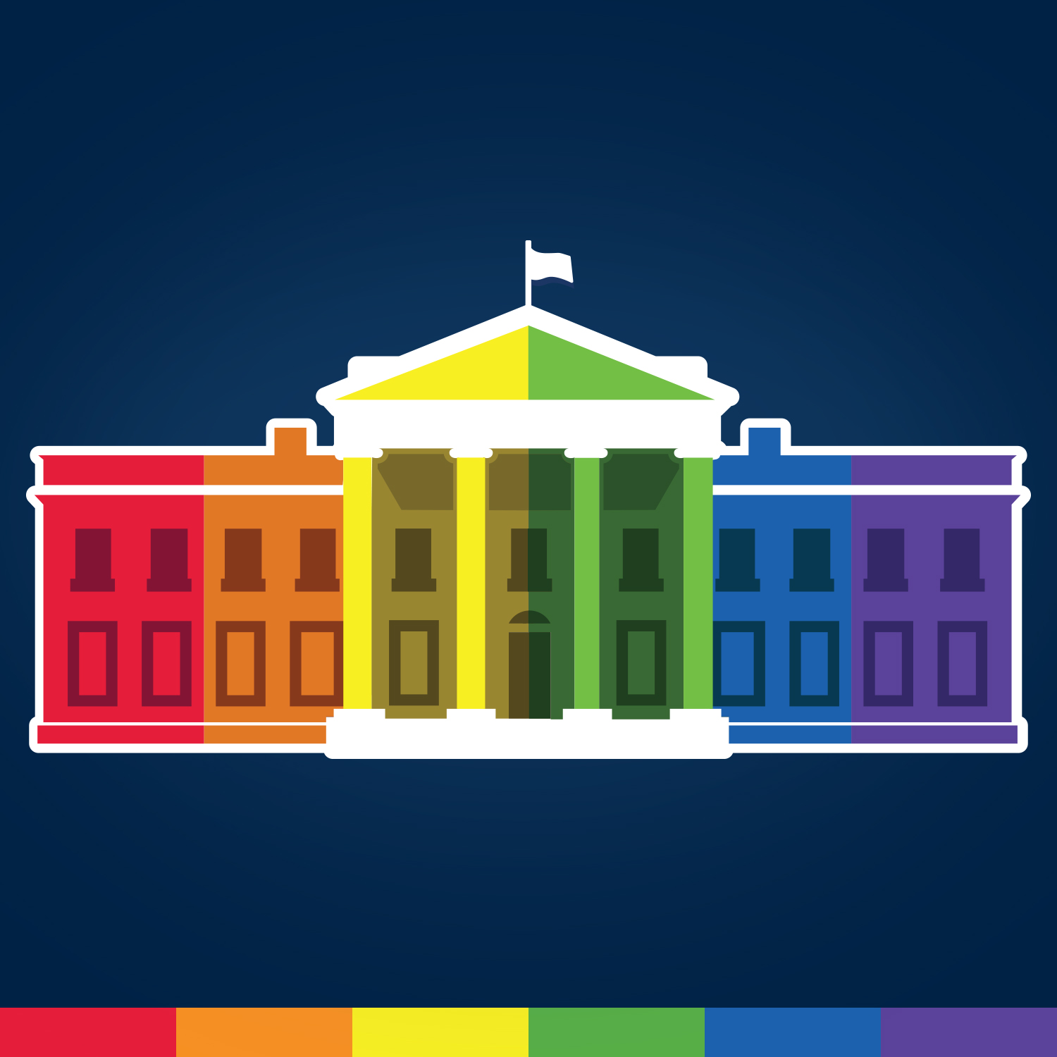 Rainbow whitehouse
