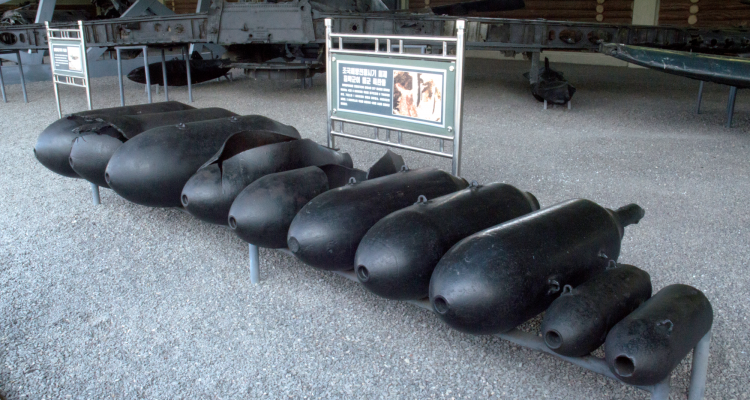 Bombs away at the Victorious Fatherland Liberation War Museum