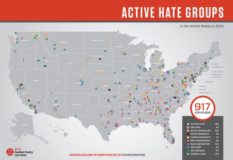 SPLC hate map