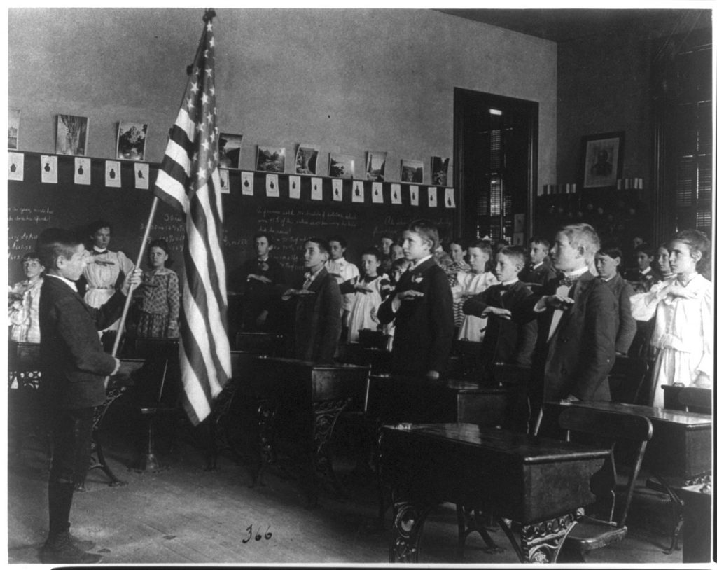 Pledge of Allegiance, 1899